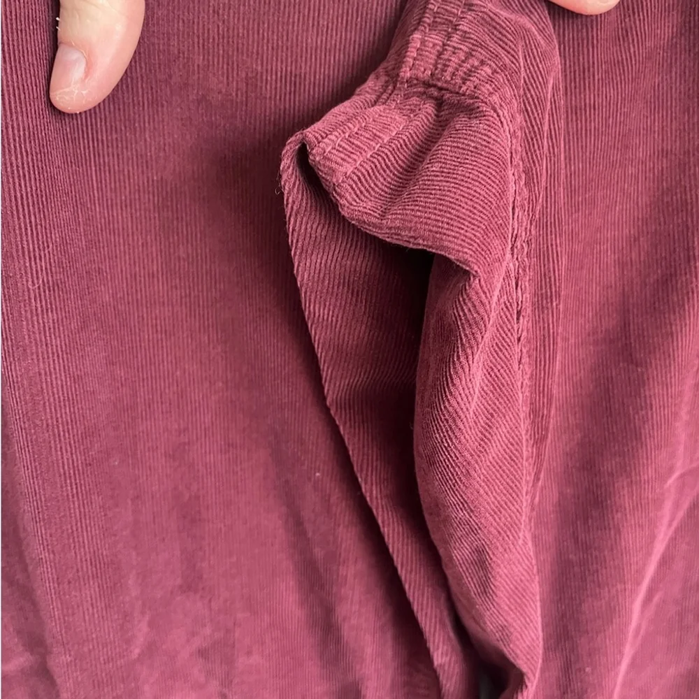 American Eagle Outfitters Burgundy Corduroy Pants - Picture 9 of 15